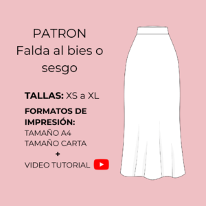 Falda al sesgo/bies